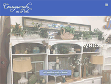 Tablet Screenshot of consignmentsonpark.com